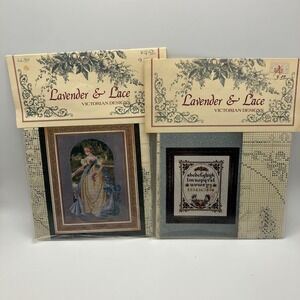 Lavender & Lace Victorian Designs Cross Stitch Patterns Queen‎ Anne Serendipity